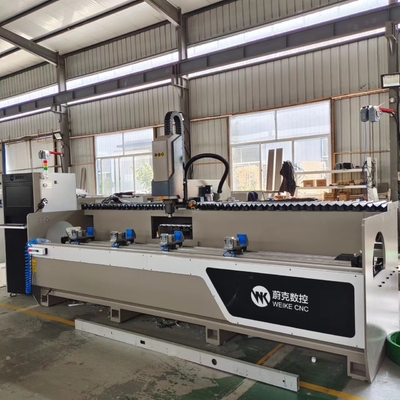 do perfil de alumínio automático da linha central da mudança 3+1 da ferramenta de 3000mm centros fazendo à máquina do CNC
