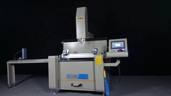 Máquina de perfuração CNC de perfis de alumínio para janelas e portas Máquina de fresagem de perfuração CNC com controlo de 3 eixos