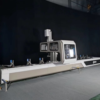 6500mm máquina de parede de cortina de quatro eixos centro de usinagem de extrusão de alumínio