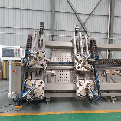 Máquina de trituração CNC de quatro cabeças de vidro de alumínio