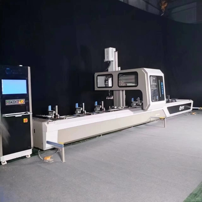 Centro de Mecânica CNC de Alta Eficiência de 4 Eixos de Perfuração para Máquinas de Janela de Processamento de Perfis de Alumínio