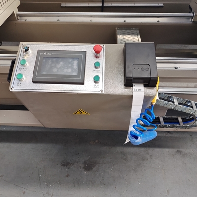 Serra de corte CNC de dupla cabeça de alumínio industrial para ligas de alumínio de grande porte
