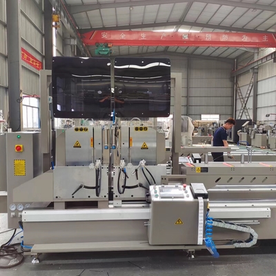 Máquina de fazer janelas Máquina de cortar CNC Máquina de cortar duas cabeças Serra de mitra para perfil de alumínio Com certificado CE