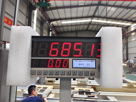 Display digital Duplo Mitra Cortando Serrada Máquina de Serra de lâmina frontal para Alumínio e UPVC