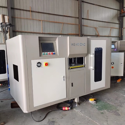 Máquinas de fresagem de extremos CNC de 5 eixos para perfis de vidro de alumínio