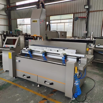 Máquina de perfuração e fresagem CNC de cabeça dupla de 1500 mm Máquina de roteador de cópia Máquina de fabricação de portas de janelas CNC