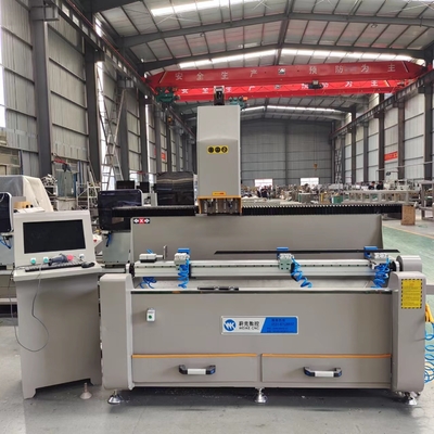 Máquina de perfuração e fresagem CNC de cabeça dupla de 1500 mm Máquina de roteador de cópia Máquina de fabricação de portas de janelas CNC