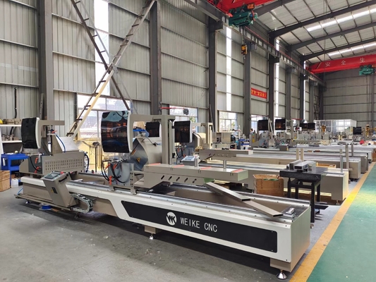 CE 90 Graus Alumínio Mitre Saw Cnc Double Head Cutting Saw