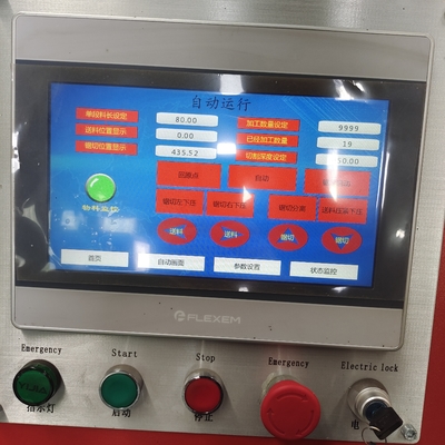 Máquina de corte de serras CNC de alumínio industrial com cabeça única