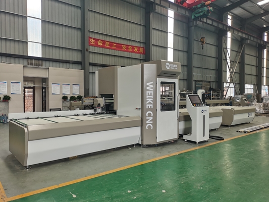 Centro de corte de PVC de alumínio CNC grande para ângulo de corte de 45 e 90 com carregamento e descarregamento automáticos