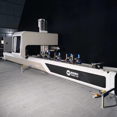 6500mm Centro de Mecânica CNC de 4 eixos Máquinas CNC para processamento de perfis de parede de cortina de alumínio