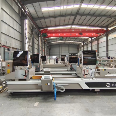 4000mm 5000mm 6000mm CNC Alumínio UPVC Máquina de Corte de Mitra Dupla Serra de Corte