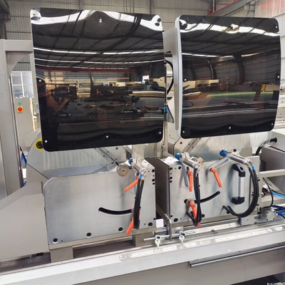 550 Saw Blade Alumínio UPVC porta de janela Máquina de corte CNC Dupla cabeça de corte