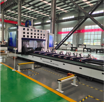 Centro de trabalho CNC de 5 eixos de alta precisão para perfil de alumínio industrial