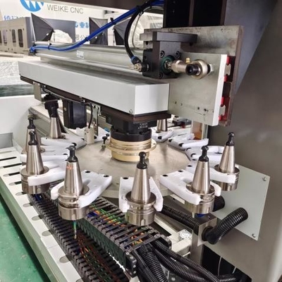 6500mm 12 ferramenta automática de mudança de ferramentas 4 eixos gantry CNC centro de usinagem para alumínio industrial, perfis de PVC