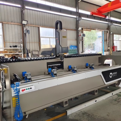 Máquina de fabricação de portas e janelas de alumínio Fornecedor Máquina de perfuração de perfis de alumínio Máquina de fresagem de perfuração CNC Centro de processamento