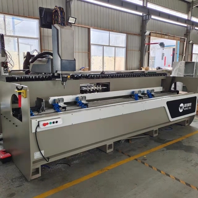 Perfil de parede de cortina de alumínio CNC Centro de usinagem horizontal totalmente automático