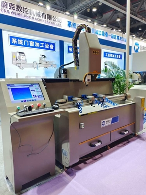 Máquina de perfuração CNC para perfil de janela de alumínio 9,5kw 3 eixos
