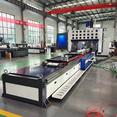 Cnc de alumínio da linha central do perfil 5 que processa o centro fazendo à máquina industrial