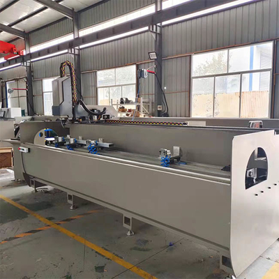 Máquina de perfuração e fresagem CNC de dupla cabeça para perfis de alumínio