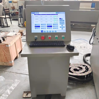 Máquina de perfuração e fresagem CNC de dupla cabeça para perfil de alumínio