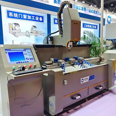 Máquina de perfuração de dupla cabeça CNC de 1500 mm Máquina de fresagem CNC Alumínio