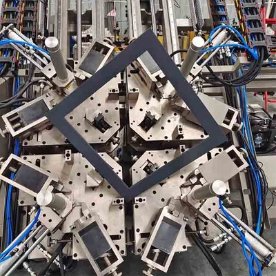 Máquina de combinar 4 cabeças de canto para portas e janelas de alumínio