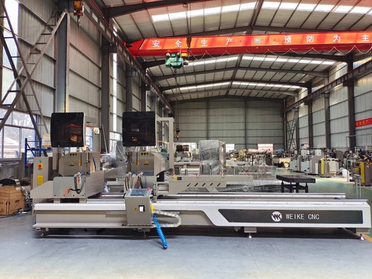 Perfil de alumínio Máquina de serração automática lâmina de serra é 550 mm de diâmetro Corte 45 e 90 graus